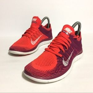 Nike Free Flyknit 4.0 Running Shoes Women’s Size 6